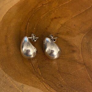 RETIRED James Avery Robin's Egg Drop Earrings, Sterling Silver